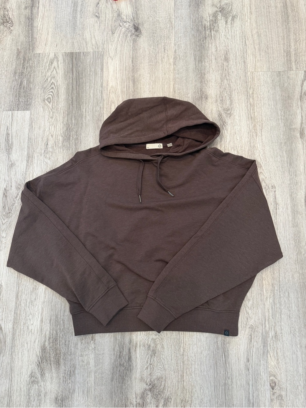 Tasc Performance Brown Bamboo Fleece Hoodie Small NWOT